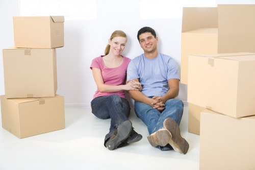 A local removals company helping with a flat move in Fortis Green