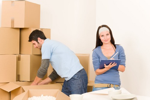 Commercial removals support for a local office move near Fortis Green